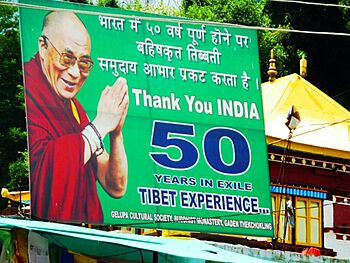 Thank you India. 50 Years in Exile. Manali. 2010