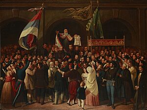 The May Assembly 1848 in Sremski Karlovci