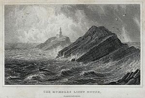 The Mumbles light house, Glamorganshire (1130083)