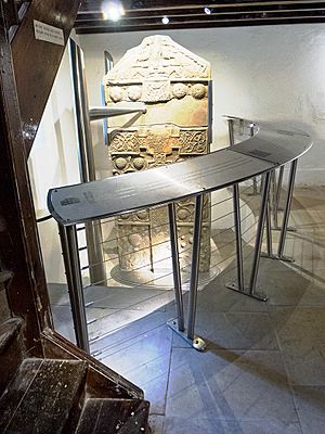 The Pictish Cross Slab housed in Nigg Old Church (geograph 4151320)