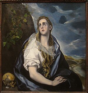 The Repentant Magdalen, circa 1577, by El Greco (1541-1614) - IMG 7417