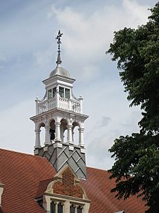 The spire of St Michael and All Angels, Bedford Park, W4 - geograph.org.uk - 899072