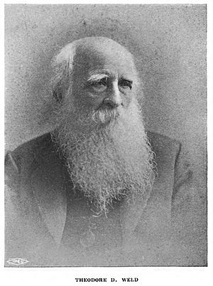Theodore D. Weld as an old man