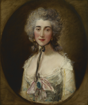 Portrait of Grace Elliott by Thomas Gainsborough, circa 1778 – from the Frick Collection