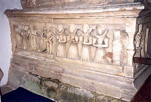 Tomb, St Andrew's Church, Stoke Dry - geograph.org.uk - 737057