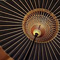 Underside of a Japanese umbrella