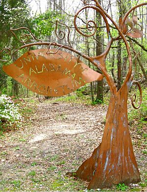 Univ of Ala Arboretum Sign