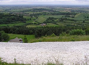 View from sutton white horse