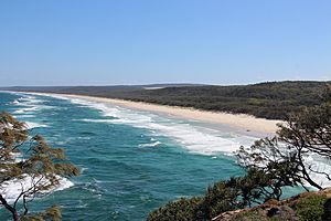 View of Main Beach from Point Lookout (North Stradbroke Island)