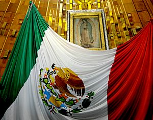 Virgen de Guadalupe en el Tepeyac