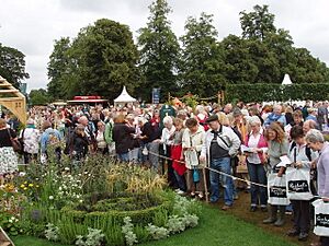 Wives of Henry VIII gardens, Hampton Court Flower Show - geograph.org.uk - 1396156