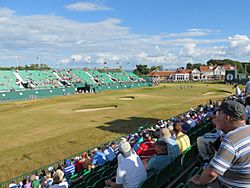 18th Hole at Muirfield, The Open 2013 .jpg