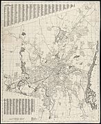 1919 map Worcester Massachusetts BPL