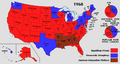 1968 Electoral Map