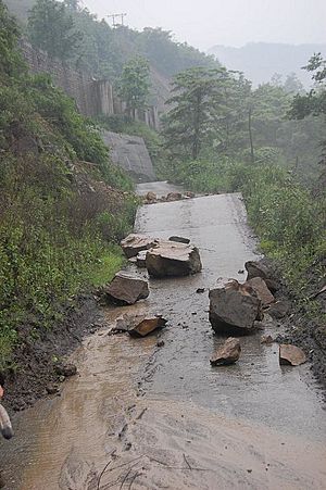 2008 Sinchuan Earthquake Rock Slide