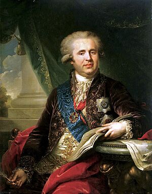 A.A.Bezborodko by Lampi (1794, Hermitage)