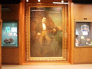A.E. Seaman Mineral Museum portrait of Douglass Houghton
