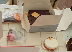 A selection of Pierre Hermé pastry creations