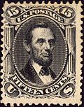 Abraham Lincoln 1866 Issue-15c