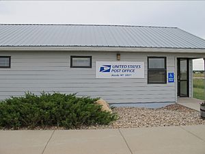 Alzada Post Office, July 2011