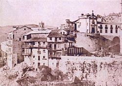 Amarante - Largo de S. Gonçalo. Frederick William Flower c. 1850