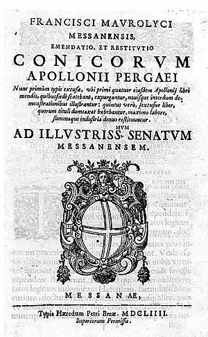 Apollonius - Conica, 1654 - 845996