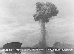 Bedford Magazine Explosion, Nova Scotia, Canada, July 18, 1945