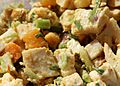 Boar's Head curry chicken salad detail