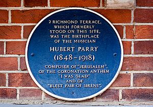 Bournemouth Blue Plaques- No. 25 - Hubert Parry (geograph 4429939)