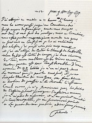 Brief von Friedrich der Große