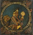 Brooklyn Museum - Manco Capac, First Inca, 1 of 14 Portraits of Inca Kings - overall