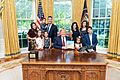 Campos-Duffy introduced a book to Donald Trump