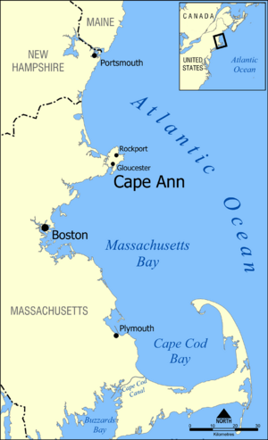 Cape Ann map