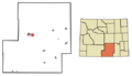 Carbon County Wyoming Incorporated and Unincorporated areas Sinclair Highlighted 5671150