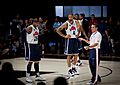Carmelo Anthony, Tyson Chandler, Mike Krzyzewski