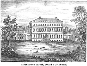 Castletown House, County of Dublin, 1835 (IA jstor-30003531) (cropped)