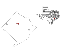 Location of Columbus, Texas
