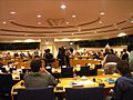 Committee Room of the European Parliament in Brussels