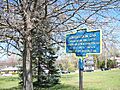 Constitution Oak Plaque; Old Huntington Town Green HD