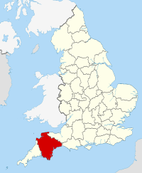 Devon within England