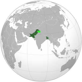 Dominion of Pakistan & Indian Controlled Kashmir (orthographic projection).svg