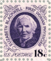 Elizabeth Blackwell US Postage Stamp 1974