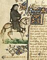 Ellesmere Chaucer, mssEL 26 C 9, folio 153v, warmer image