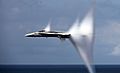 F-A-18C Hornet breaks the sound barrier