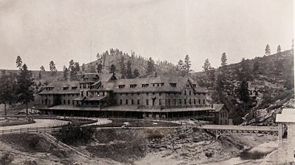 First Montezuma Hotel & Bathhouse, c.1881-1884, by James N. Furlong
