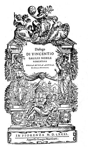 Galilei - Della musica antica et della moderna, 1581 - 1499450