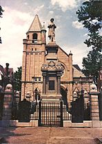 Germantown Civil War Monument & church