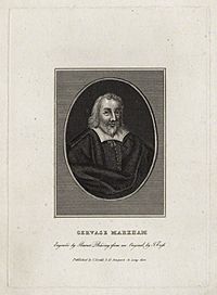 Gervase Markham by Burnet Reading, after Thomas Cross