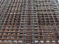 Glasgow. Balornock. Red Road Flats,153–213 Petershill Drive (view from west, before demolition)