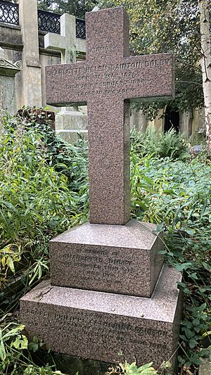 Grave of Charlotte Sainton-Dolby in Highgate Cemetery